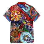 Custom NAIDOC Week 2024 Sydney Swans Family Matching Mermaid Dress and Hawaiian Shirt Australia Aboriginal Dot Painting