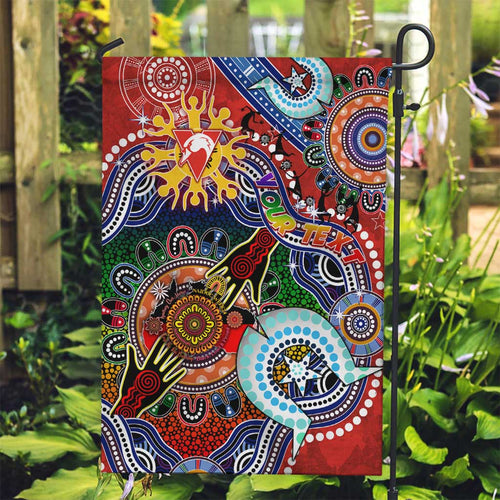 Custom NAIDOC Week 2024 Sydney Swans Garden Flag Australia Aboriginal Dot Painting