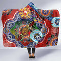 Custom NAIDOC Week 2024 Sydney Swans Hooded Blanket Australia Aboriginal Dot Painting