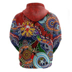 Custom NAIDOC Week 2024 Sydney Swans Hoodie Australia Aboriginal Dot Painting