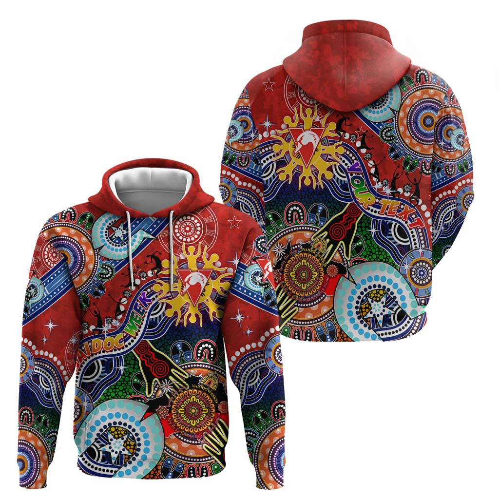 Custom NAIDOC Week 2024 Sydney Swans Hoodie Australia Aboriginal Dot Painting