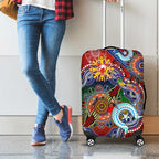Custom NAIDOC Week 2024 Sydney Swans Luggage Cover Australia Aboriginal Dot Painting