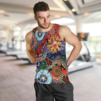 Custom NAIDOC Week 2024 Sydney Swans Men Tank Top Australia Aboriginal Dot Painting