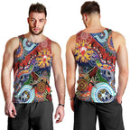 Custom NAIDOC Week 2024 Sydney Swans Men Tank Top Australia Aboriginal Dot Painting