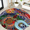 Custom NAIDOC Week 2024 Sydney Swans Round Carpet Australia Aboriginal Dot Painting
