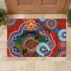 Custom NAIDOC Week 2024 Sydney Swans Rubber Doormat Australia Aboriginal Dot Painting