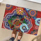 Custom NAIDOC Week 2024 Sydney Swans Rubber Doormat Australia Aboriginal Dot Painting