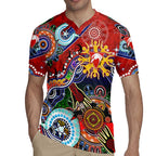 Custom NAIDOC Week 2024 Sydney Swans Rugby Jersey Australia Aboriginal Dot Painting