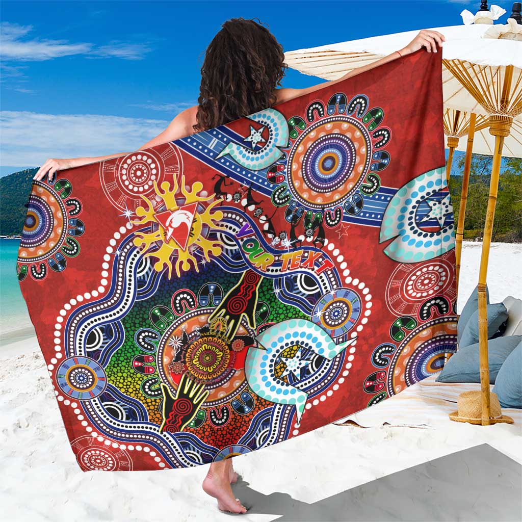 Custom NAIDOC Week 2024 Sydney Swans Sarong Australia Aboriginal Dot Painting