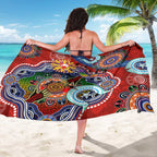 Custom NAIDOC Week 2024 Sydney Swans Sarong Australia Aboriginal Dot Painting