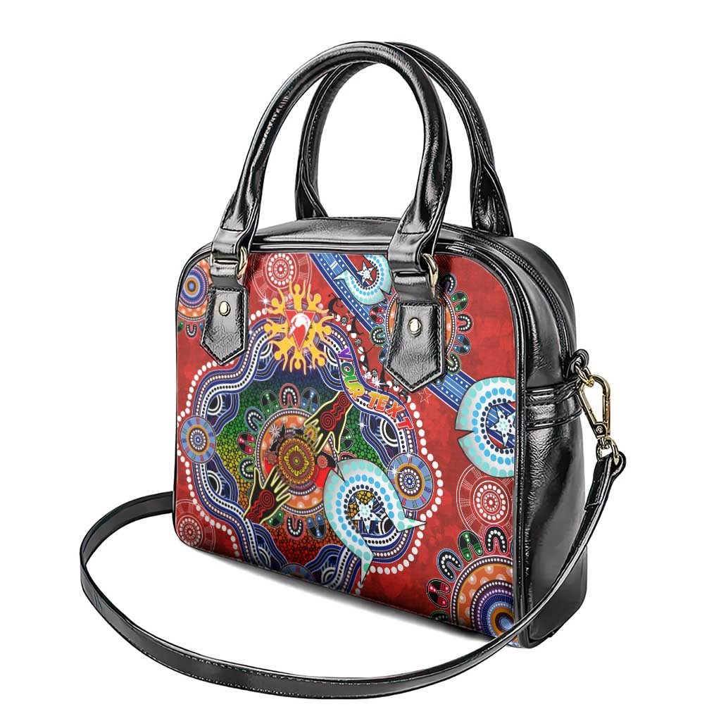 Custom NAIDOC Week 2024 Sydney Swans Shoulder Handbag Australia Aboriginal Dot Painting