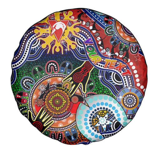 Custom NAIDOC Week 2024 Sydney Swans Spare Tire Cover Australia Aboriginal Dot Painting