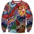Custom NAIDOC Week 2024 Sydney Swans Sweatshirt Australia Aboriginal Dot Painting