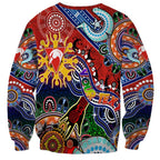 Custom NAIDOC Week 2024 Sydney Swans Sweatshirt Australia Aboriginal Dot Painting