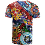 Custom NAIDOC Week 2024 Sydney Swans T Shirt Australia Aboriginal Dot Painting