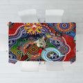 Custom NAIDOC Week 2024 Sydney Swans Tablecloth Australia Aboriginal Dot Painting