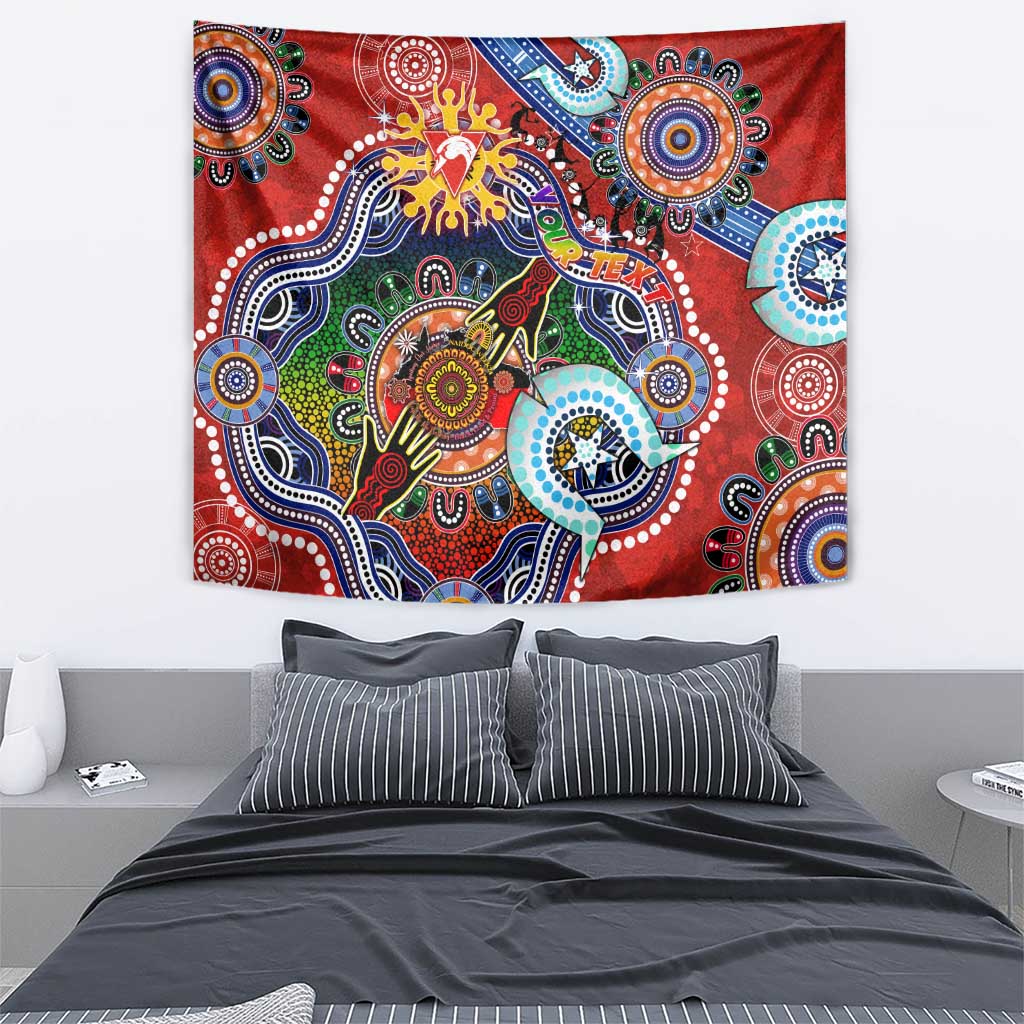 Custom NAIDOC Week 2024 Sydney Swans Tapestry Australia Aboriginal Dot Painting