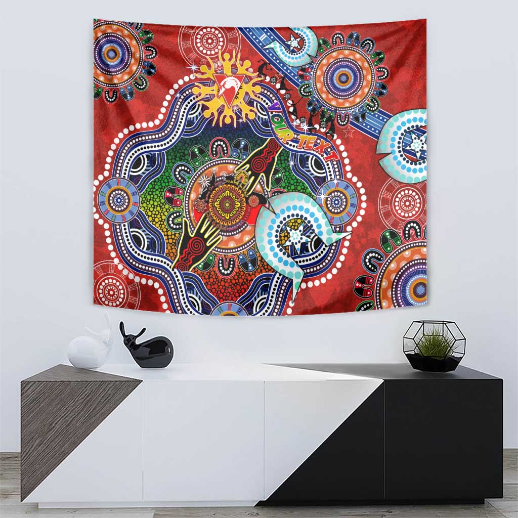 Custom NAIDOC Week 2024 Sydney Swans Tapestry Australia Aboriginal Dot Painting