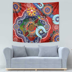 Custom NAIDOC Week 2024 Sydney Swans Tapestry Australia Aboriginal Dot Painting