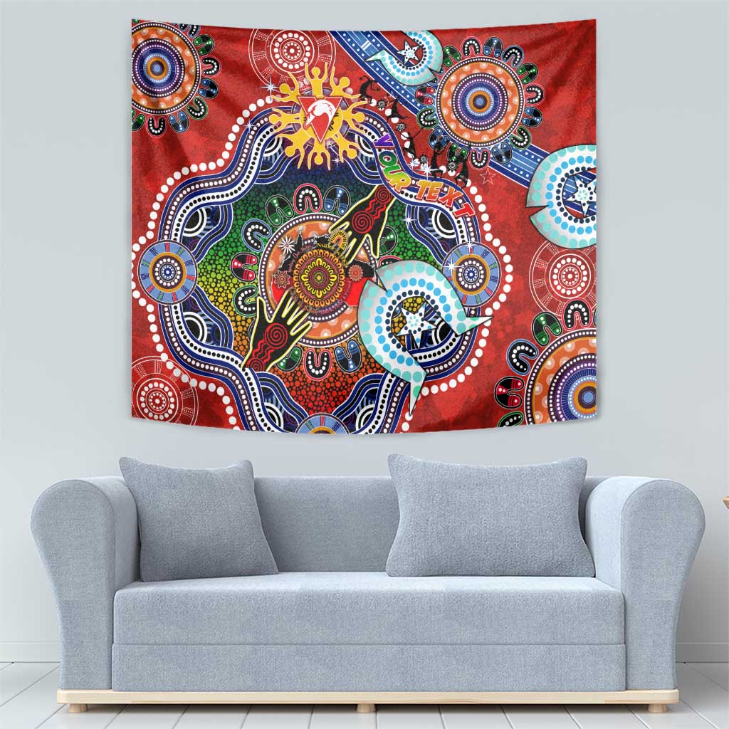 Custom NAIDOC Week 2024 Sydney Swans Tapestry Australia Aboriginal Dot Painting