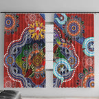 Custom NAIDOC Week 2024 Sydney Swans Window Curtain Australia Aboriginal Dot Painting
