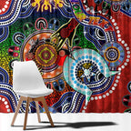 Custom NAIDOC Week 2024 Sydney Swans Window Curtain Australia Aboriginal Dot Painting