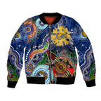 Custom NAIDOC Week 2024 West Coast Eagles Bomber Jacket Australia Aboriginal Dot Painting