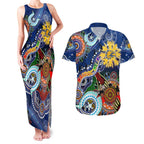 Custom NAIDOC Week 2024 West Coast Eagles Couples Matching Tank Maxi Dress and Hawaiian Shirt Australia Aboriginal Dot Painting