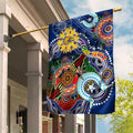 Custom NAIDOC Week 2024 West Coast Eagles Garden Flag Australia Aboriginal Dot Painting