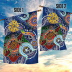 Custom NAIDOC Week 2024 West Coast Eagles Garden Flag Australia Aboriginal Dot Painting