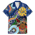 Custom NAIDOC Week 2024 West Coast Eagles Hawaiian Shirt Australia Aboriginal Dot Painting