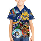 Custom NAIDOC Week 2024 West Coast Eagles Hawaiian Shirt Australia Aboriginal Dot Painting