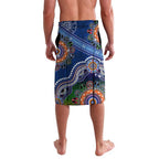 Custom NAIDOC Week 2024 West Coast Eagles Lavalava Australia Aboriginal Dot Painting