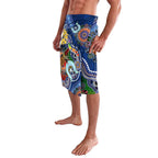 Custom NAIDOC Week 2024 West Coast Eagles Lavalava Australia Aboriginal Dot Painting