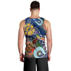 Custom NAIDOC Week 2024 West Coast Eagles Men Tank Top Australia Aboriginal Dot Painting