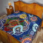 Custom NAIDOC Week 2024 West Coast Eagles Quilt Australia Aboriginal Dot Painting