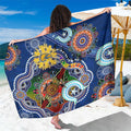 Custom NAIDOC Week 2024 West Coast Eagles Sarong Australia Aboriginal Dot Painting