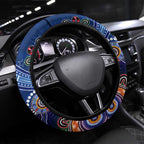 NAIDOC Week 2024 West Coast Eagles Steering Wheel Cover Australia Aboriginal Dot Painting