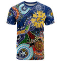 Custom NAIDOC Week 2024 West Coast Eagles T Shirt Australia Aboriginal Dot Painting