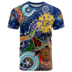 Custom NAIDOC Week 2024 West Coast Eagles T Shirt Australia Aboriginal Dot Painting