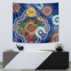 Custom NAIDOC Week 2024 West Coast Eagles Tapestry Australia Aboriginal Dot Painting