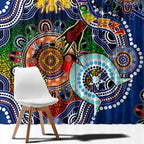 Custom NAIDOC Week 2024 West Coast Eagles Window Curtain Australia Aboriginal Dot Painting