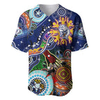 Custom NAIDOC Week 2024 Western Bulldogs Baseball Jersey Australia Aboriginal Dot Painting