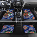 Custom NAIDOC Week 2024 Western Bulldogs Car Mats Australia Aboriginal Dot Painting