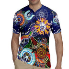 Custom NAIDOC Week 2024 Western Bulldogs Rugby Jersey Australia Aboriginal Dot Painting