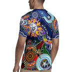 Custom NAIDOC Week 2024 Western Bulldogs Rugby Jersey Australia Aboriginal Dot Painting