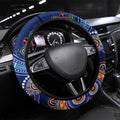 NAIDOC Week 2024 Western Bulldogs Steering Wheel Cover Australia Aboriginal Dot Painting
