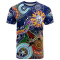 Custom NAIDOC Week 2024 Western Bulldogs T Shirt Australia Aboriginal Dot Painting