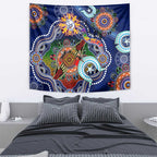Custom NAIDOC Week 2024 Western Bulldogs Tapestry Australia Aboriginal Dot Painting