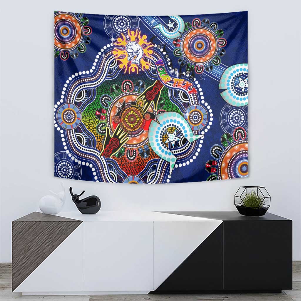Custom NAIDOC Week 2024 Western Bulldogs Tapestry Australia Aboriginal Dot Painting